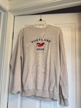 Portland Maine Sweatshirt Size L
